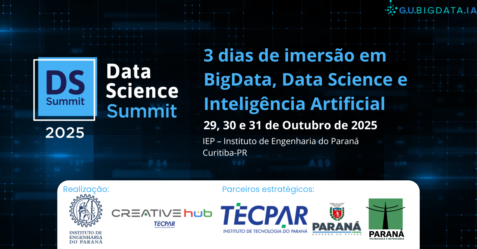 Data Science Summit 2025 - 28, 29 e 30 de outubro