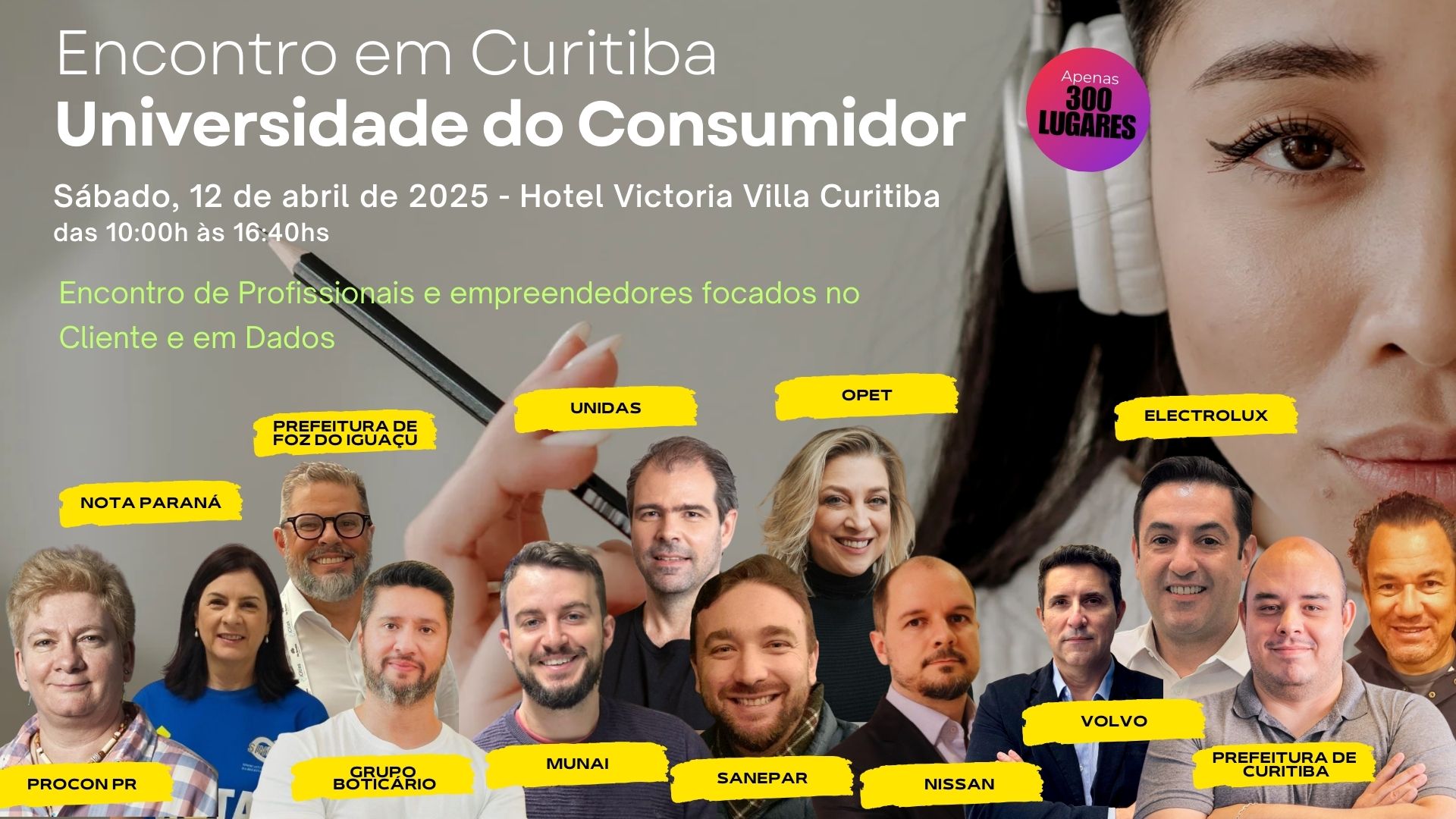 Encontro de Profissionais e empreendedores focados no Cliente e em Dados - 12/04