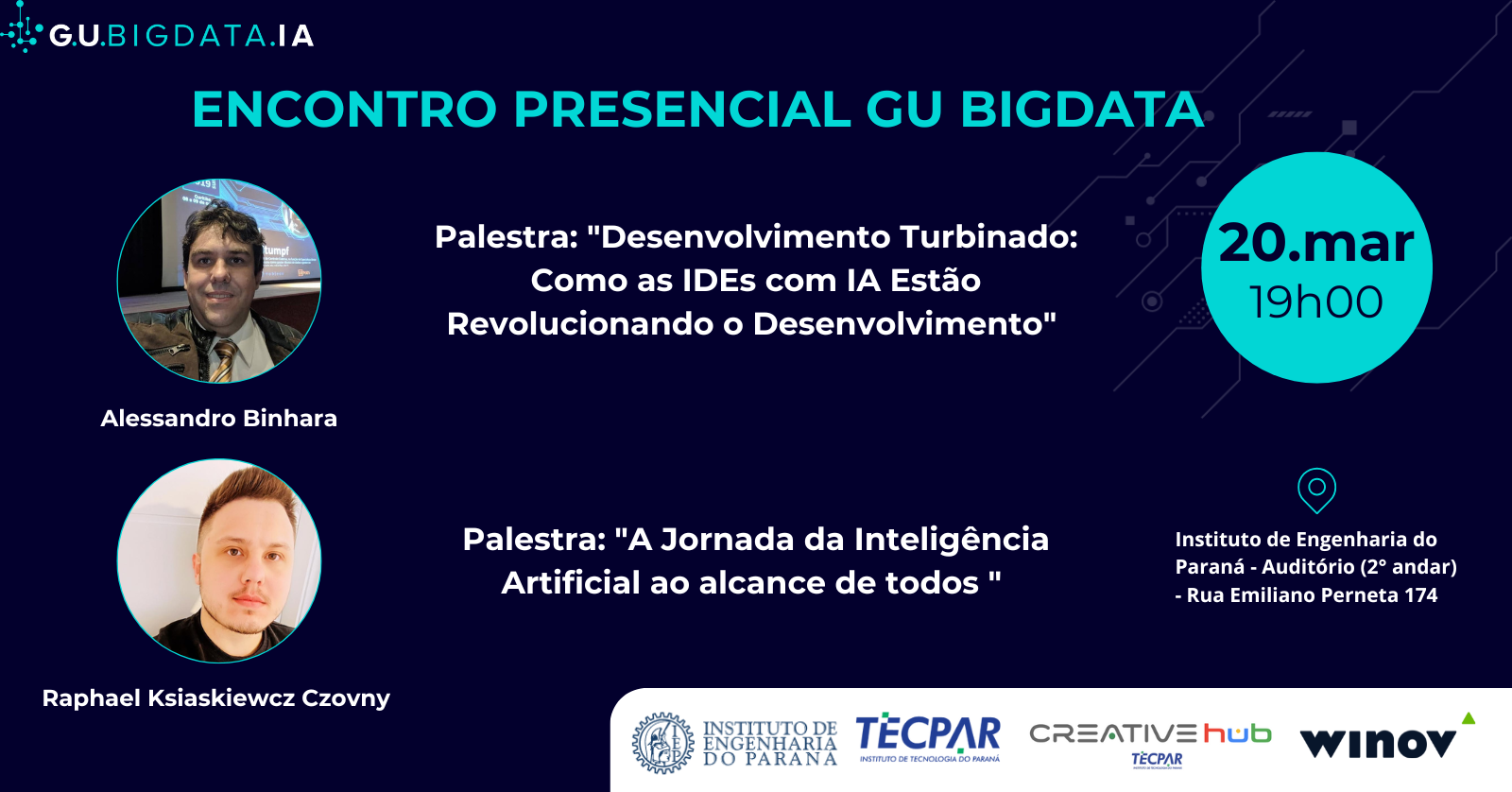 Encontro Presencial: 20 de Março - Palestra: "Desenvolvimento Turbinado: Como as IDEs com IA Estão Revolucionando o Desenvolvimento"