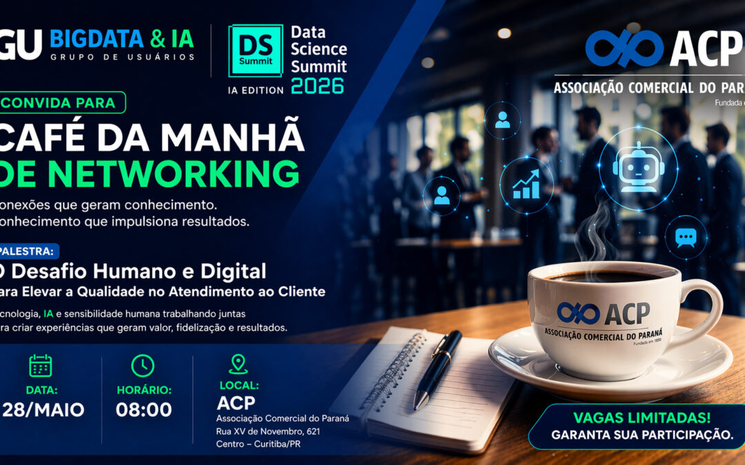 Café da Manhã de Networking do DSSBR2026  na ACP acontece em 28 de maio às 8h