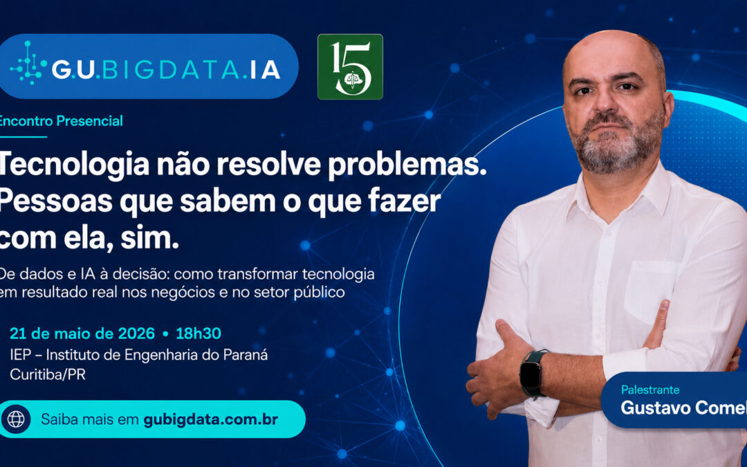 Encontro Presencial 25 de junho : Tecnologia não resolve problemas. Pessoas que sabem o que fazer com ela, sim.
