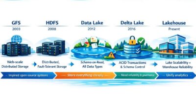 Evolução do armazenamento e arquitetura de Big Data