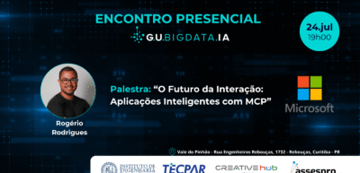 Encontro Presencial GU Bigdata – 24 de Julho no IEP
