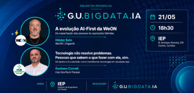 Encontro Presencial GU Big Data & IA – 21 de maio: tecnologia, decisão e operações AI-First